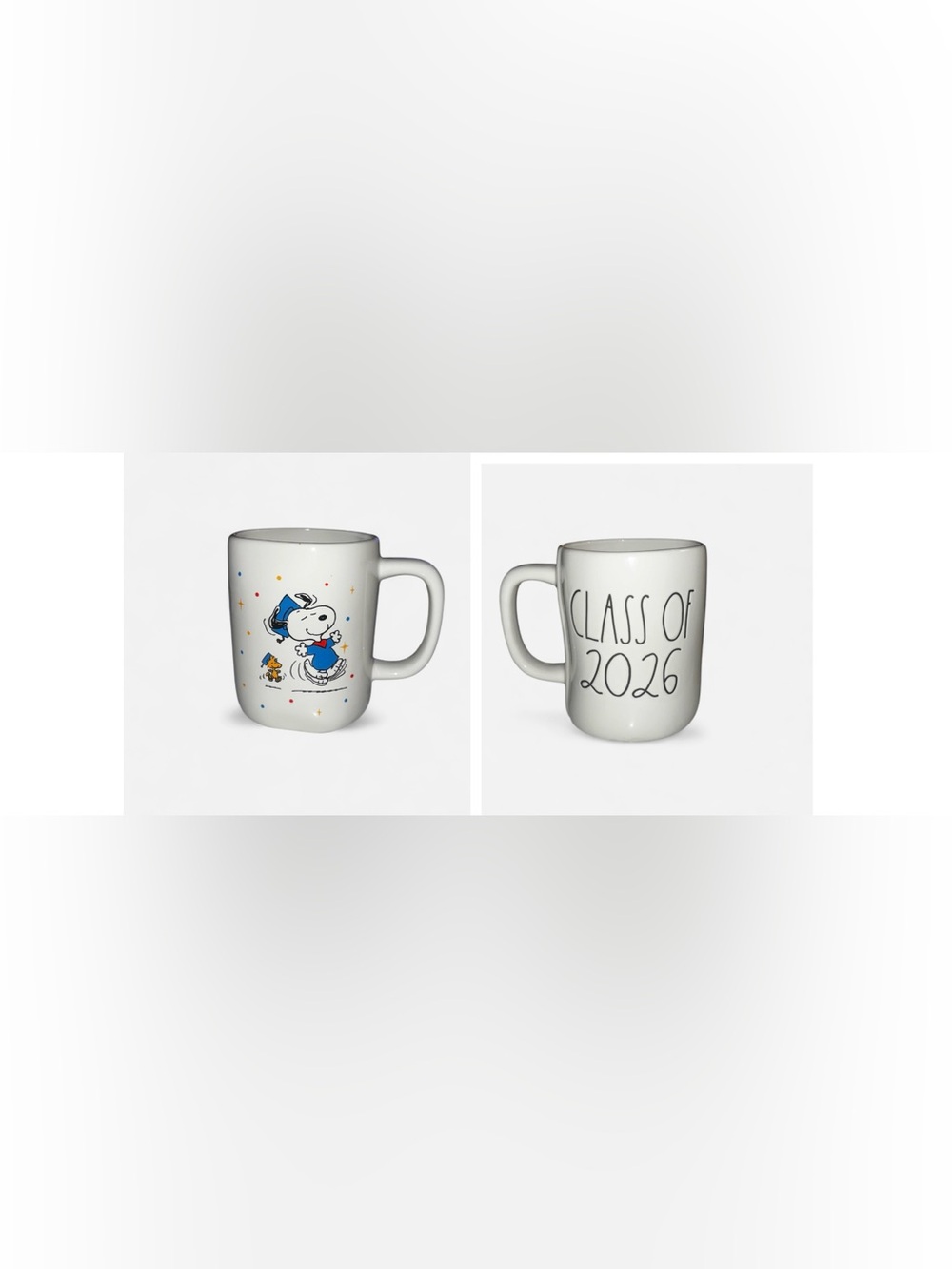 Class of 2026 Peanuts Snoopy Graduation Mug Rae Dunn Winter Graduation